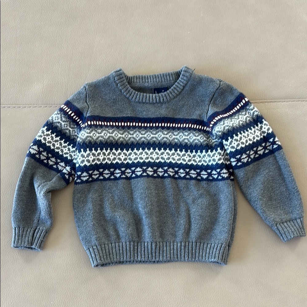 Janie & Jack Patterned Sweater